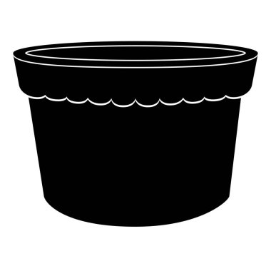 Boş çiçek pot simgesi