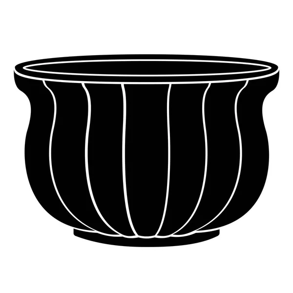 Üres virág pot ikon — Stock Vector