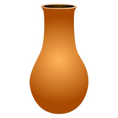 İzole boş saksıyı