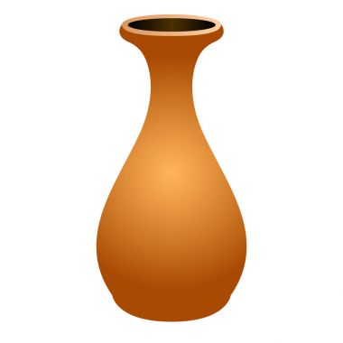 İzole boş saksıyı