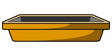 Boş çiçek pot simgesi