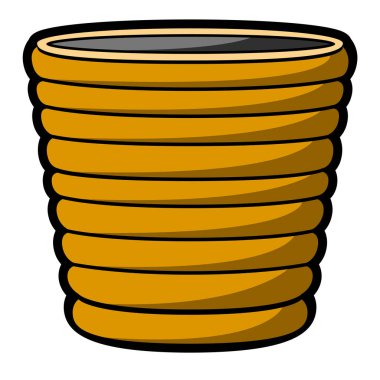 Boş çiçek pot simgesi