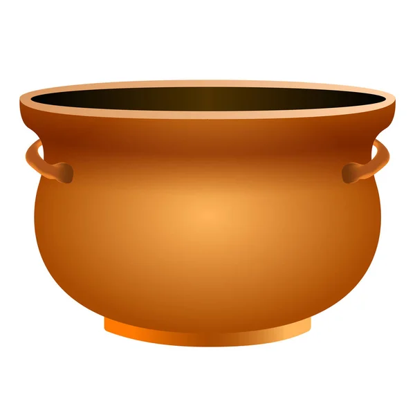 分離の空の植木鉢 — ストックベクタ