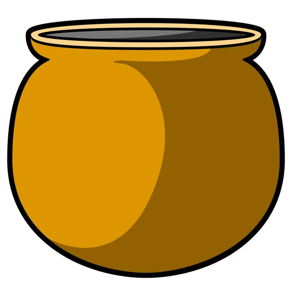Empty flower pot icon — Stock Vector