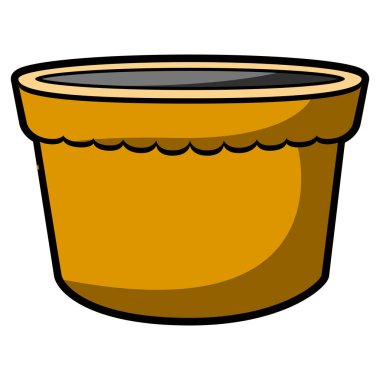 Boş çiçek pot simgesi