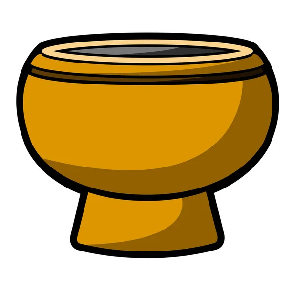 Lege bloem pot pictogram — Stockvector