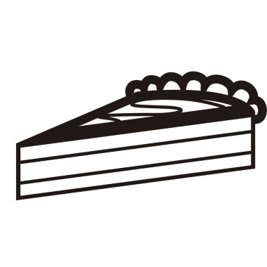 Doğum günü pastası simgesi parçası