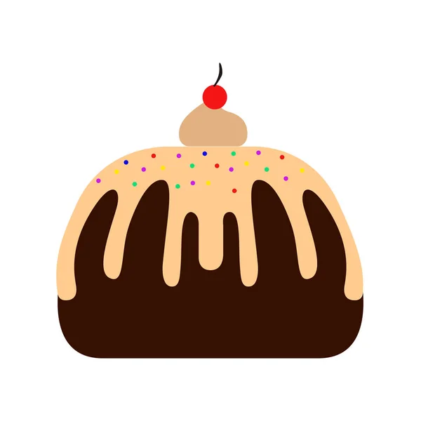 バースデー ケーキのアイコン — ストックベクタ