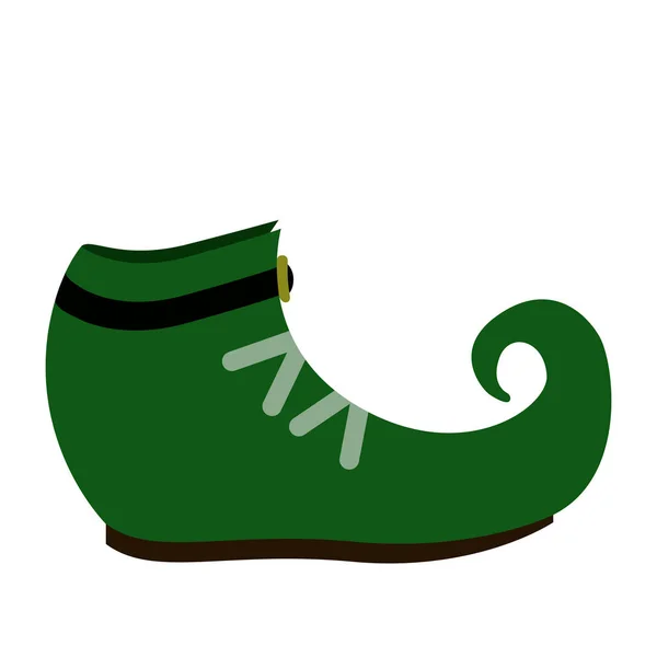 Icono de zapato de duende aislado. Patrick Day — Archivo Imágenes Vectoriales