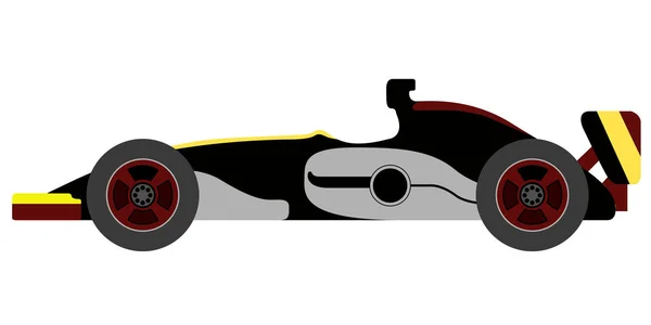 Изолированный гоночный автомобиль — стоковый вектор