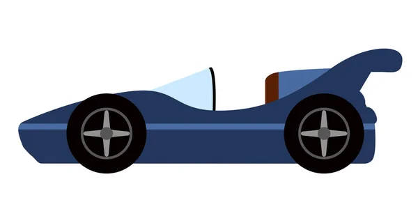 Icono aislado coche de carreras de edad — Vector de stock