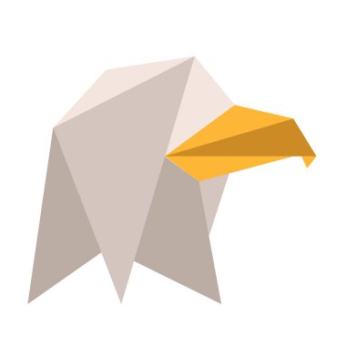 Soyut düşük Poli kartal simgesi