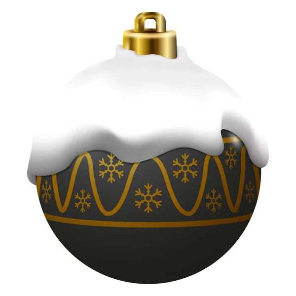 Palla di Natale di lusso — Vettoriale Stock