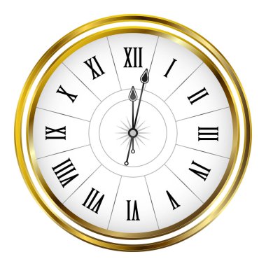 Retro vintage altın saat