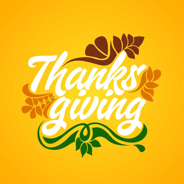 Happy thanksgiving affisch — Stock vektor