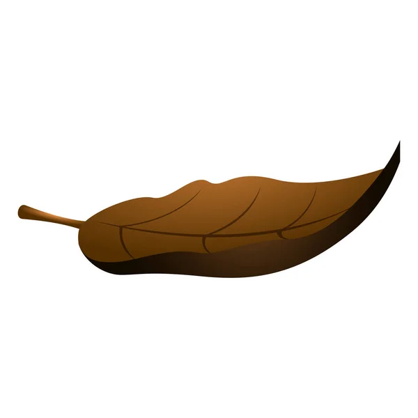 Hoja de otoño aislada — Vector de stock