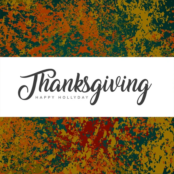 Joyeux Thanksgiving Carte — Image vectorielle