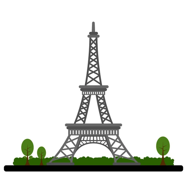 Paysage français isolé — Image vectorielle