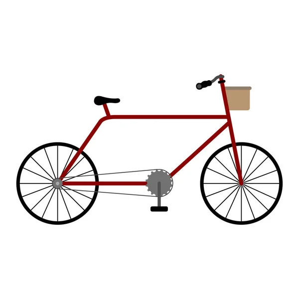 Bicicleta clásica aislada — Vector de stock