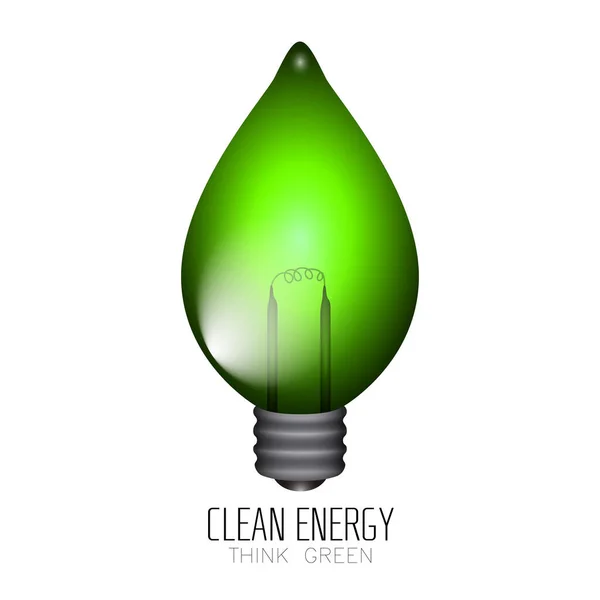 Ren energi illustration — Stock vektor