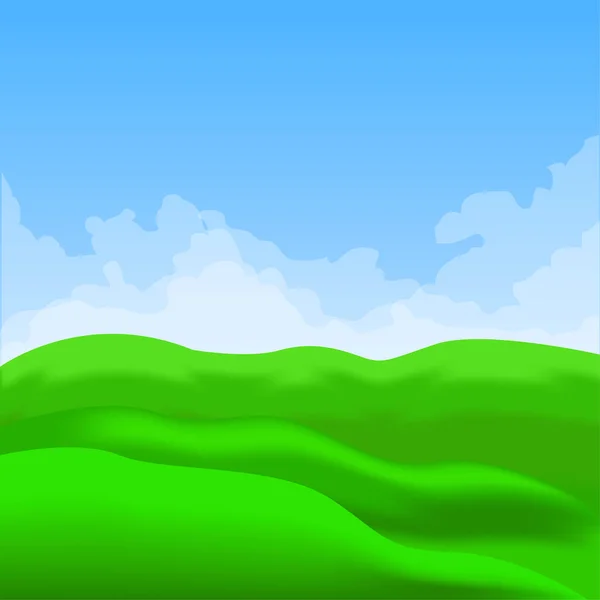 Hermoso paisaje natural — Vector de stock