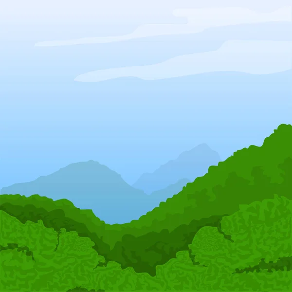 Hermoso paisaje natural — Vector de stock