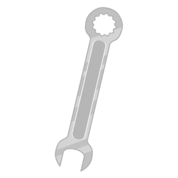 Isolated wrench image — Stock Vector