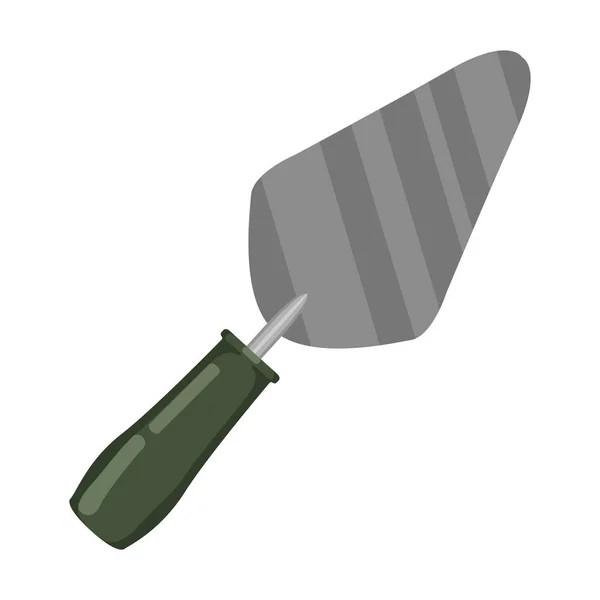 Isolated construction spatula image — 스톡 벡터
