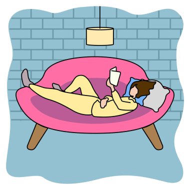 Rahatlama evresinde olan kişi