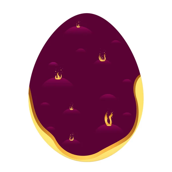 Ikona velikonočního vajíčka — Stockový vektor