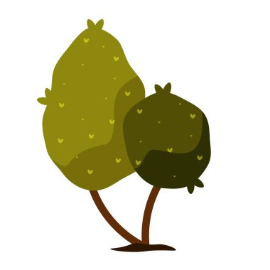 İzole ağaç simgesi