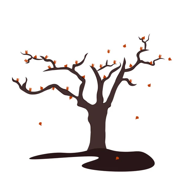 Icono de árbol aislado — Vector de stock