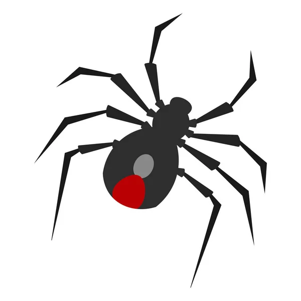 Μεμονωμένη εικόνα αράχνης — Διανυσματικό Αρχείο
