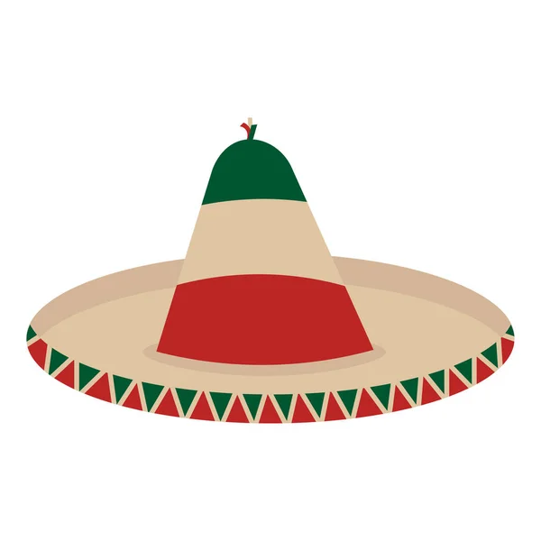 Tradiční mexický klobouk — Stockový vektor
