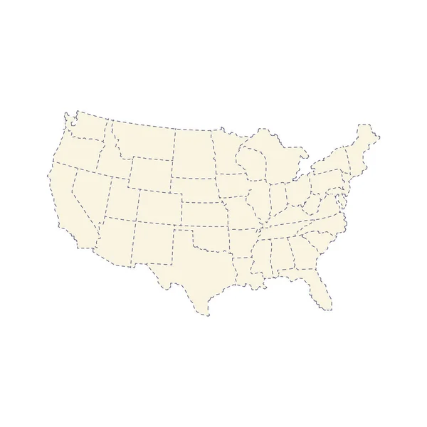 Black united states map Stock Photos - Depositphotos 373111264 Stock Illustration Isolated Map Of A United 