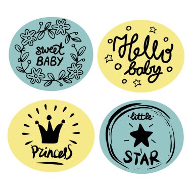 El yazısı ile dört çocuk s logo.