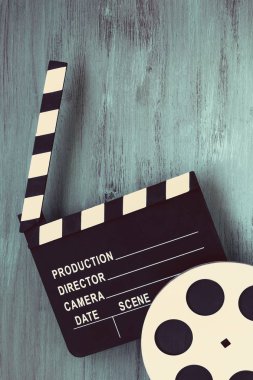 Clapperboards ve film reel