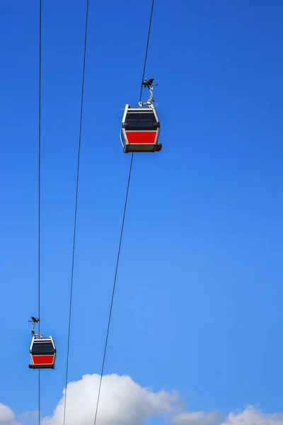 Cabins of cable car — Stock Photo, Image