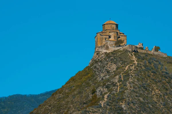 Jvari Monastery Temple in Georgia — Stock Photo, Image