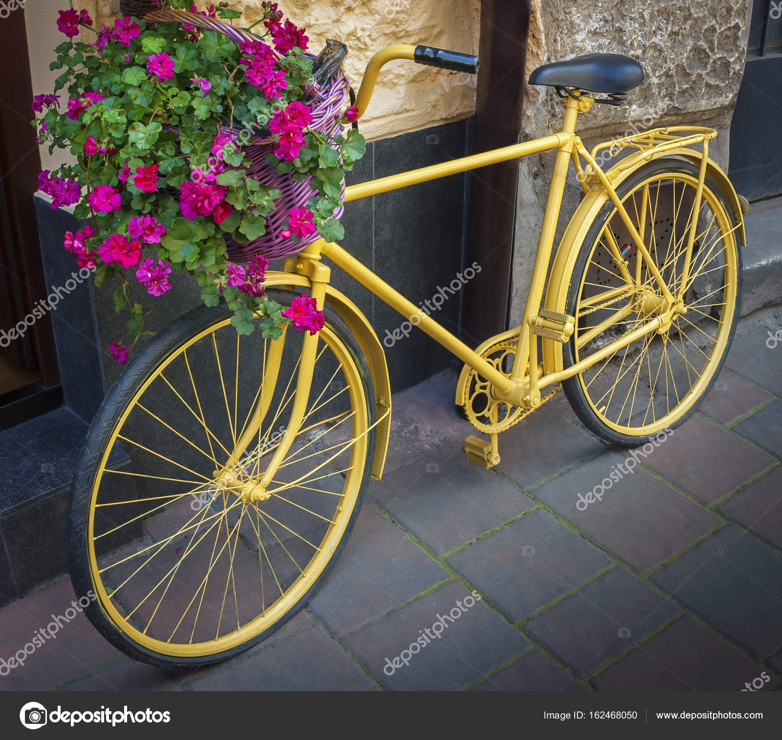 yellow bicycle basket > OFF68