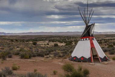 Arizona, ABD 'deki Ulusal Hint evi (wigwam)