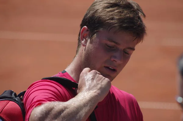 Tennisspieler Ryan Harrison 2012 Campeonato Mundial Equipe Dusseldorf Alemanha — Fotografia de Stock