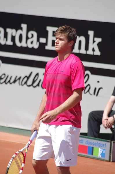 Tennisspieler Ryan Harrison 2012 Campeonato Mundial Equipe Dusseldorf Alemanha — Fotografia de Stock
