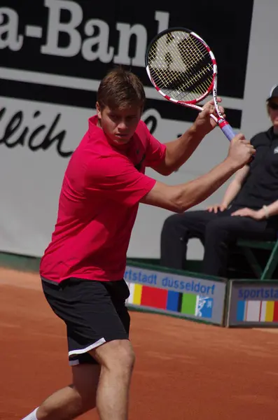 Tennisspieler Ryan Harrison 2012 Campeonato Mundial Equipe Dusseldorf Alemanha — Fotografia de Stock