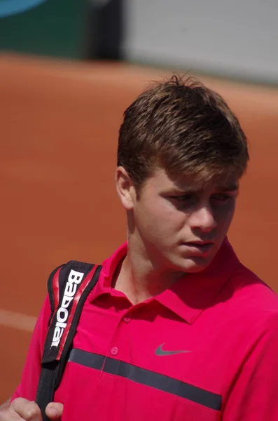 Tennisspieler Ryan Harrison 2012 Campeonato Mundial Equipe Dusseldorf Alemanha — Fotografia de Stock