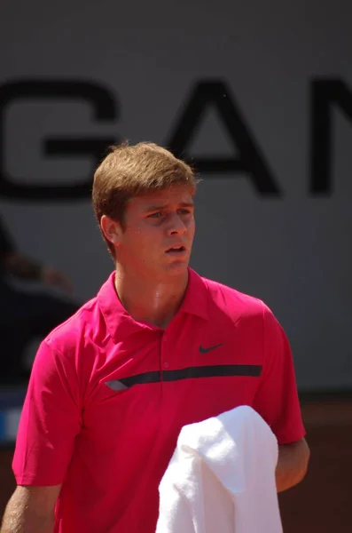 Tennisspieler Ryan Harrison 2012 Campeonato Mundial Equipe Dusseldorf Alemanha — Fotografia de Stock