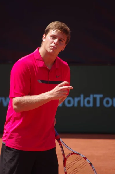 Tennisspieler Ryan Harrison 2012 Campeonato Mundial Equipe Dusseldorf Alemanha — Fotografia de Stock