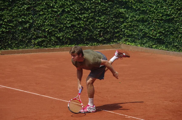 Tennisspieler Ryan Harrison 2012 Campeonato Mundial Equipe Dusseldorf Alemanha — Fotografia de Stock