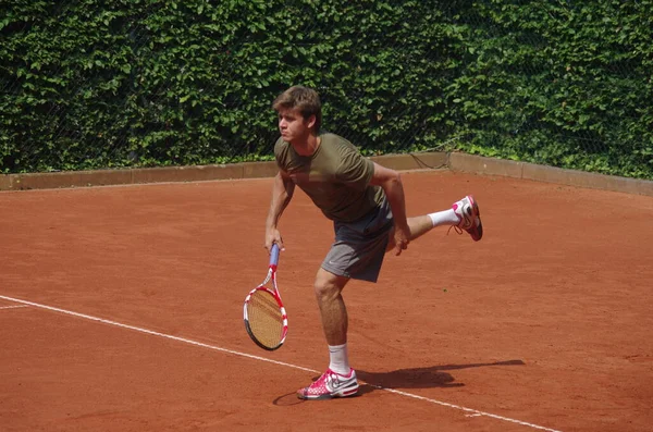 Tennisspieler Ryan Harrison 2012 Campeonatos Mundiales Equipos Düsseldorf Alemania — Foto de Stock