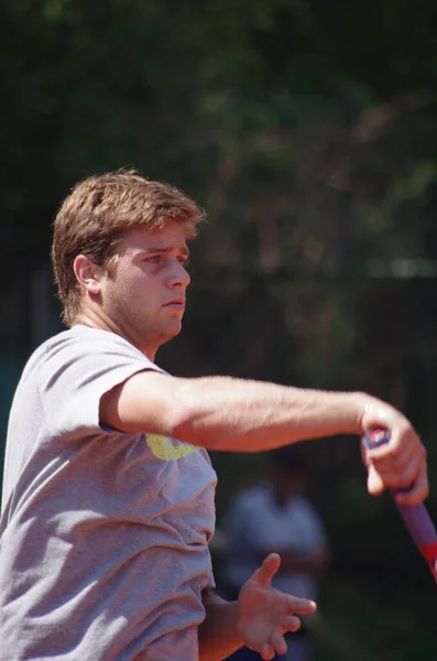 Tennisspieler Ryan Harrison 2012 Campeonato Mundial Equipe Dusseldorf Alemanha — Fotografia de Stock